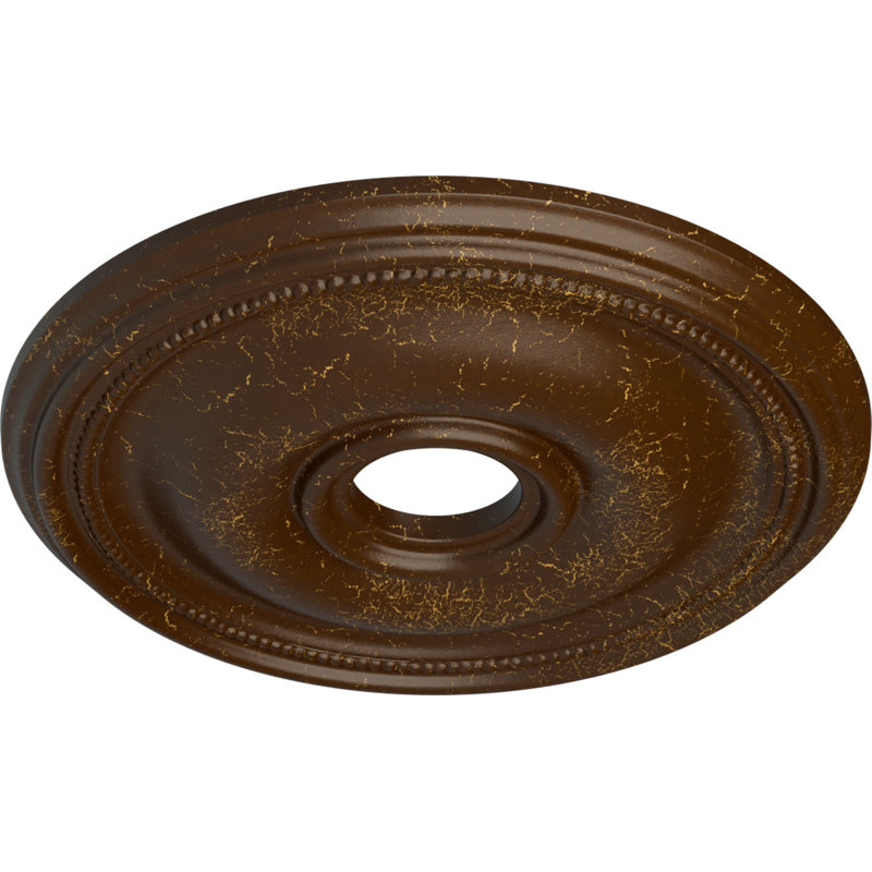 Bradford Root Beer Crackle Round Ceiling Medallion