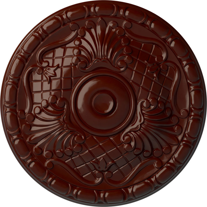 Amelia Brushed Mahogany Polyurethane Ceiling Medallion