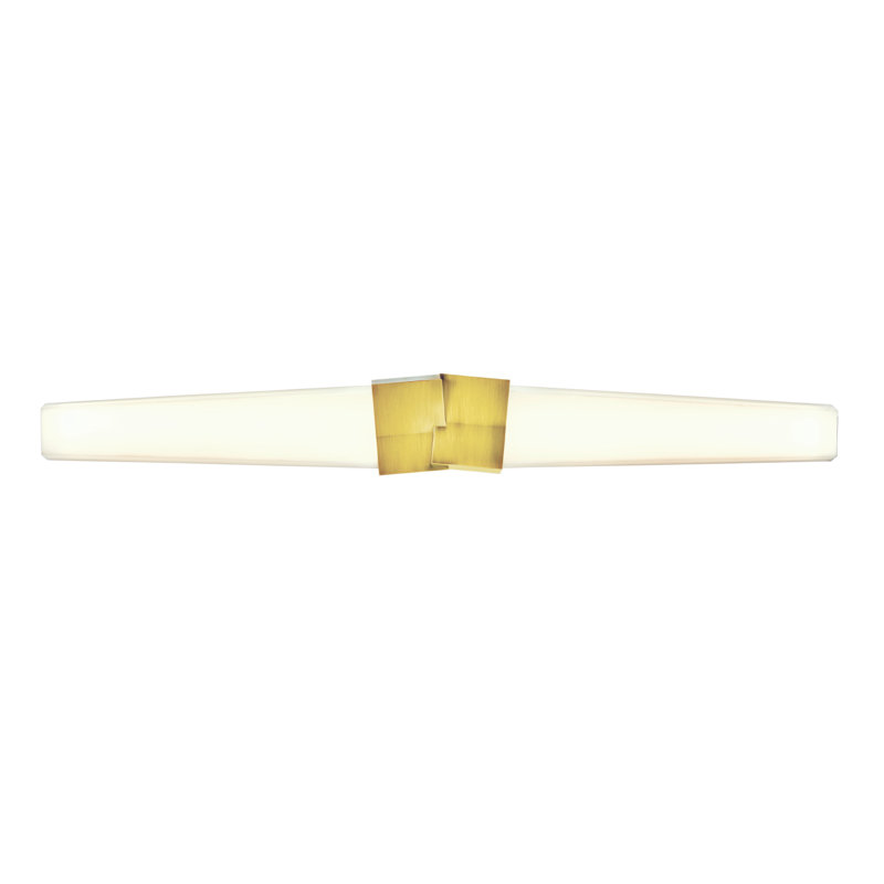 Artemis Satin Brass 32" Dimmable LED Vanity Light for Outdoor