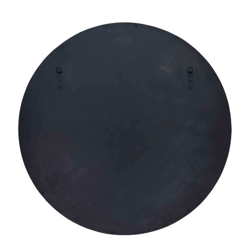 Alora Natural Wood Organic Round Wall Mirror - 36"