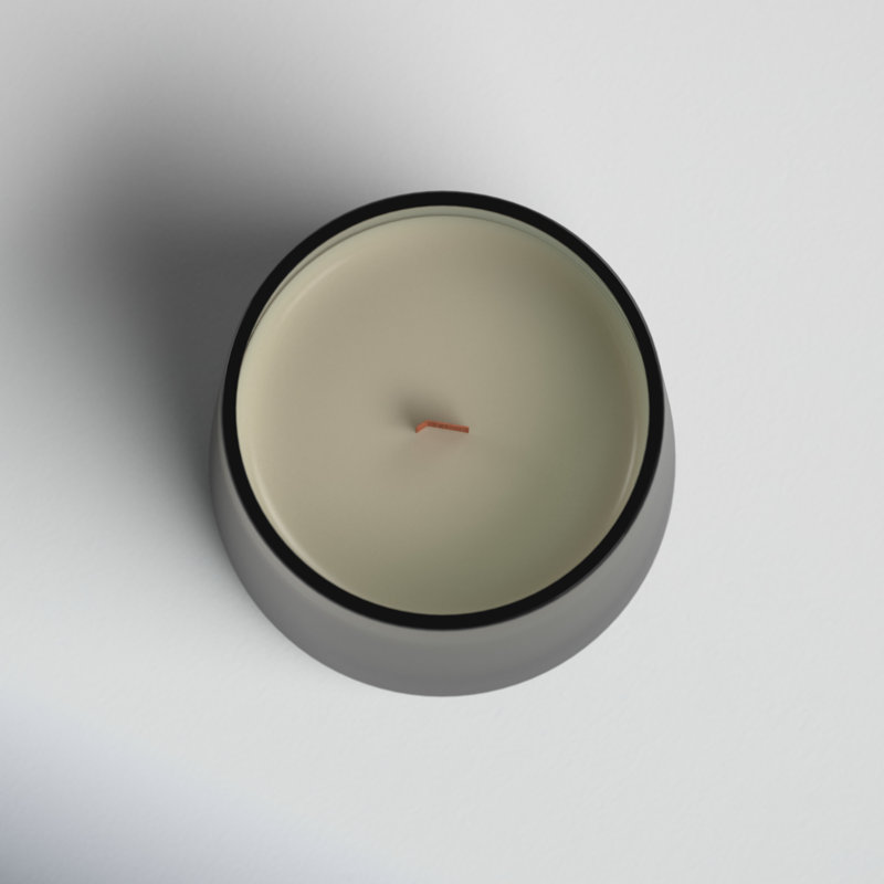 Gray Cedar Leaf and Hinoki Cypress Scented Jar Candle