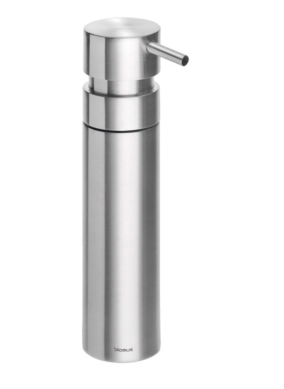 Sleek Stainless Steel Modern Bathroom Soap Dispenser