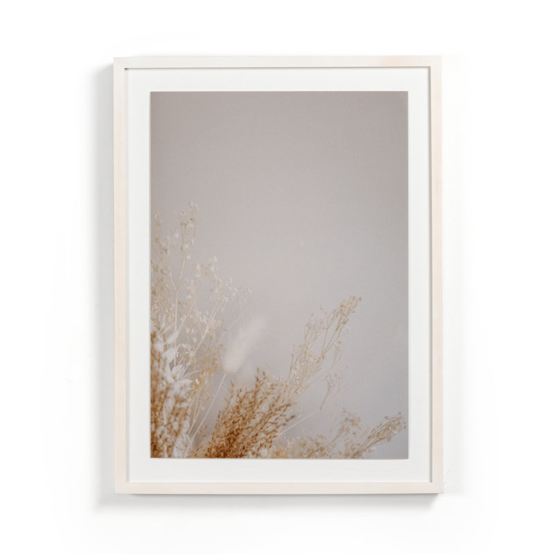 Neutral Botanical Dried Floral Diptych Canvas Painting