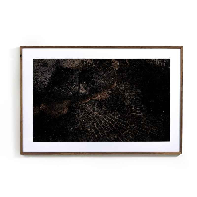 Char XI Large Walnut Framed Canvas Print