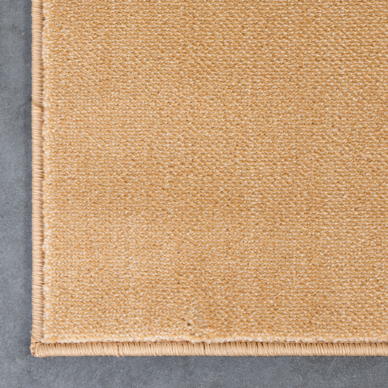 Ivory Geometric 8' x 10' Stain-Resistant Area Rug