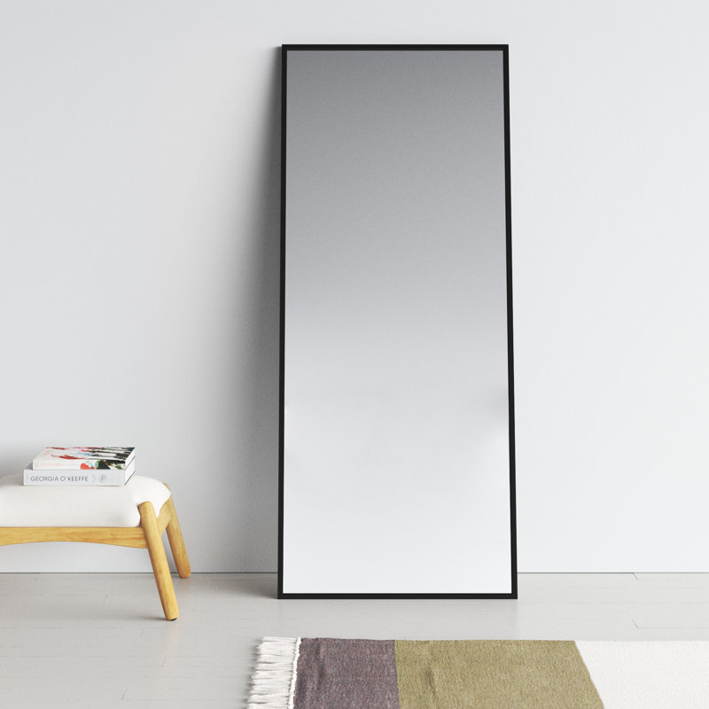 Tenney Black Metal Vertical Fog Free Mirror