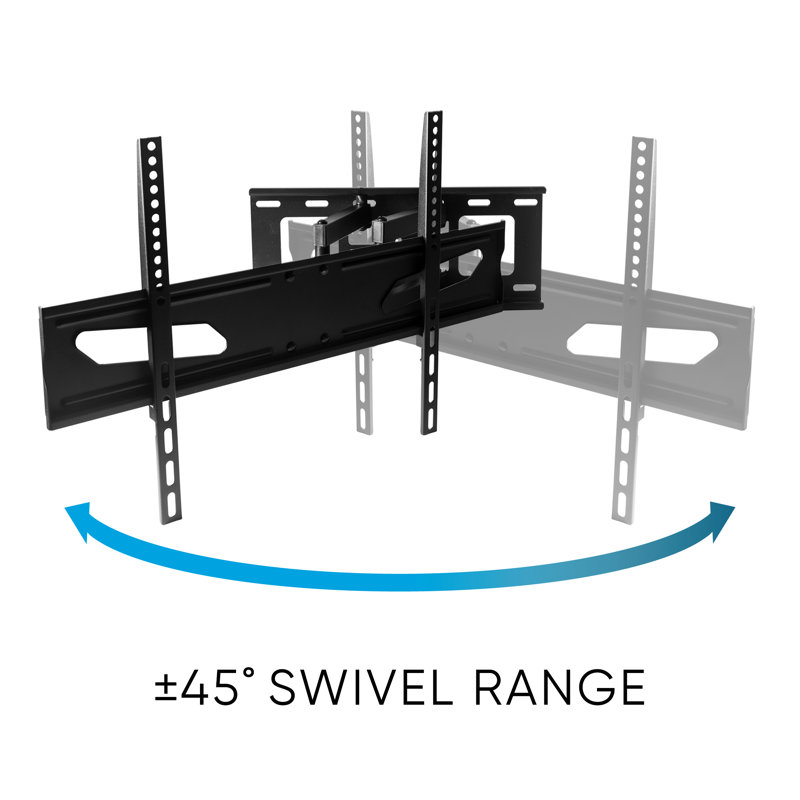 Atlantic Full-Motion Metal Wall Mount for 47"-86" TVs