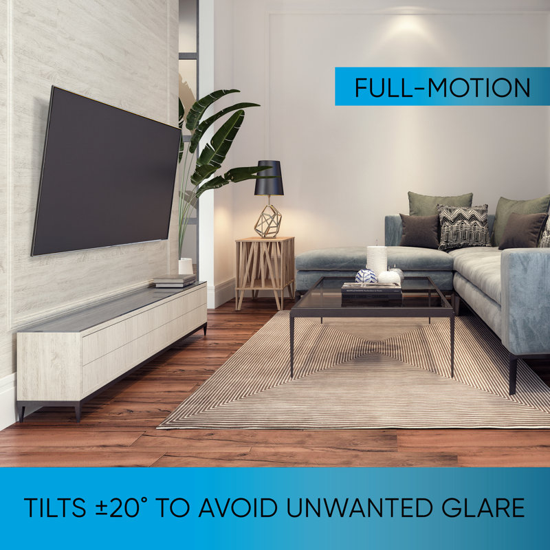 Atlantic Full-Motion Metal Wall Mount for 47"-86" TVs