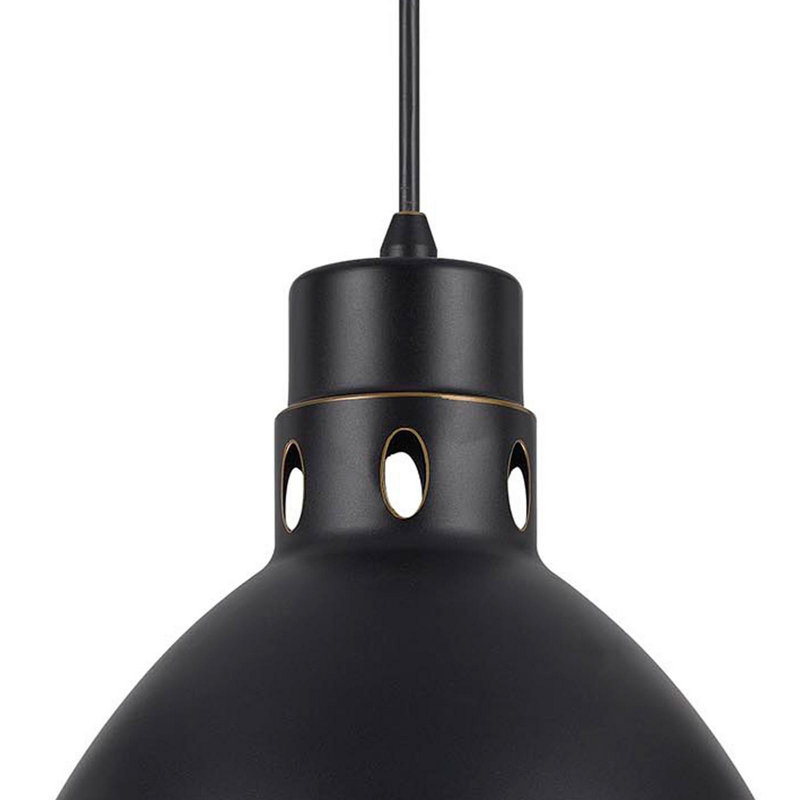 Bronze Dome Pendant Light with Metal Shade