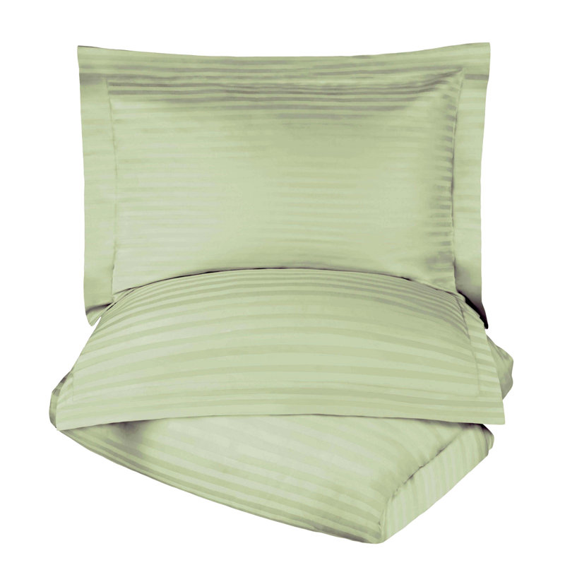 Lavender Cotton Twin Duvet Cover Set with Pillow Sham