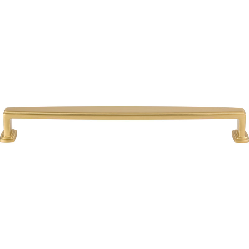 18" Brushed Gold Modern Appliance Pull with Mounting Hardware