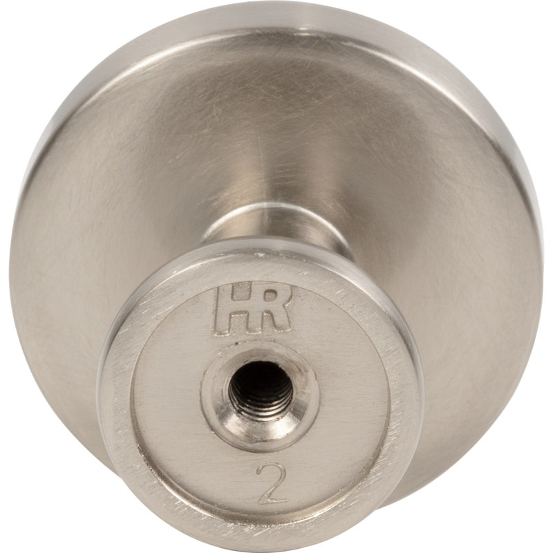 Satin Nickel Brushed Square Cabinet Knob with Mounting Hardware