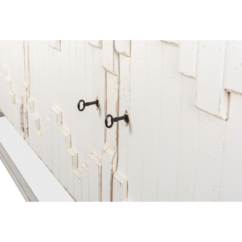 Aztec 80'' White Reclaimed Pine Sideboard