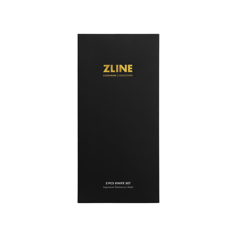 ZLINE 3-Piece Professional Damascus Steel Kitchen Knife Set