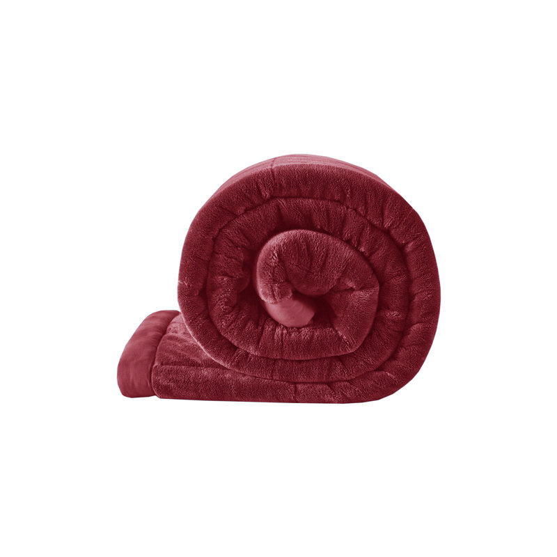 Burgundy Twin Reversible HeiQ Smart Temperature Blanket