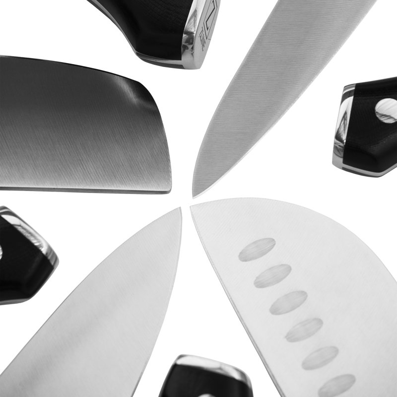 ZLINE 15-Piece Professional German Steel Kitchen Knife Block Set