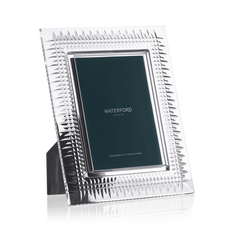 Anniversary Classic 5x7 Clear Crystal Tabletop Frame