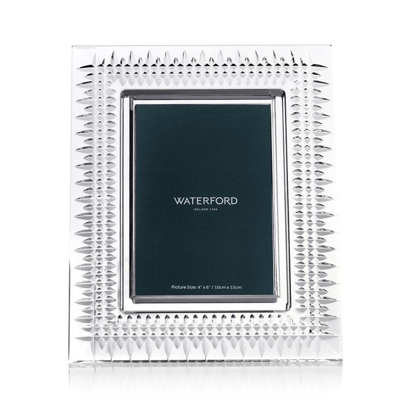 Radiant Crystal 4x6 Rectangular Tabletop Photo Frame