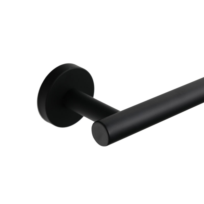Elizabeth Matte Black Stainless Steel Wall Mounted Toilet Paper Holder
