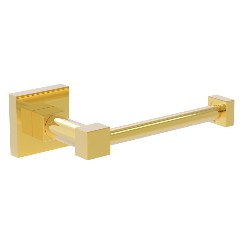 Polished Brass Euro Style Wall Mounted Toilet Paper Holder