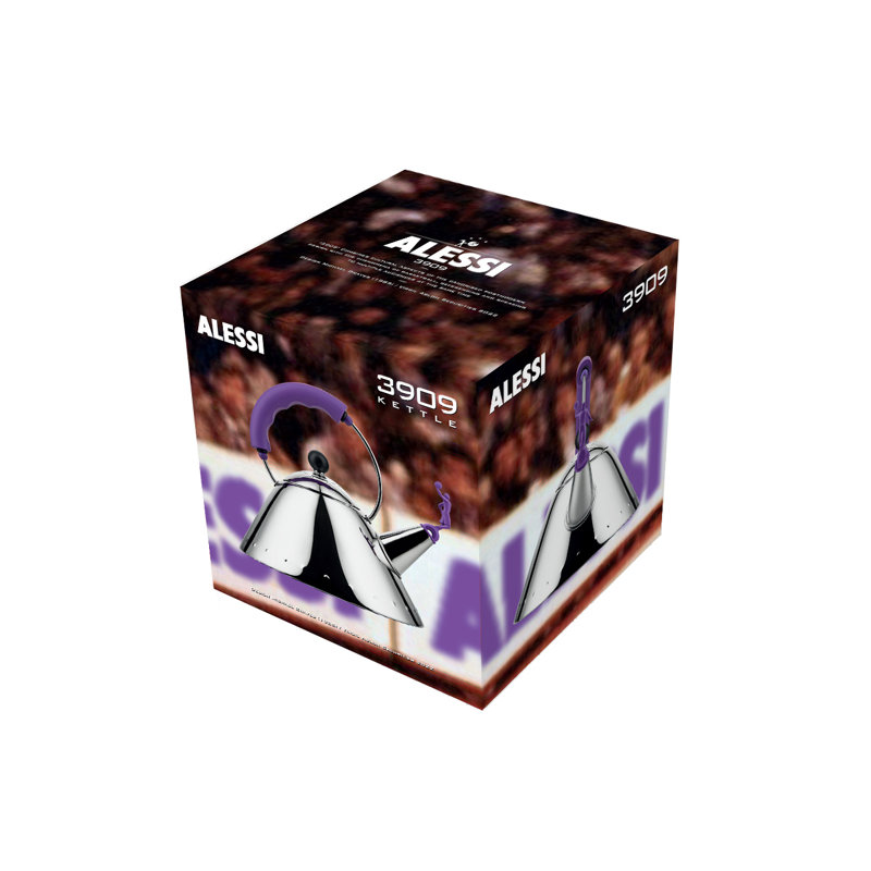 Limited Edition Purple Handle Stainless Steel Whistling Kettle