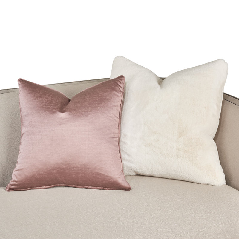 Linea 100'' Gray Velvet and Fabric Stationary Sofa