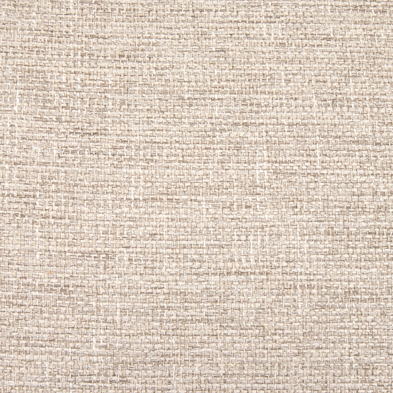 Beige Upholstered Accent Chair with Acrylic Feet