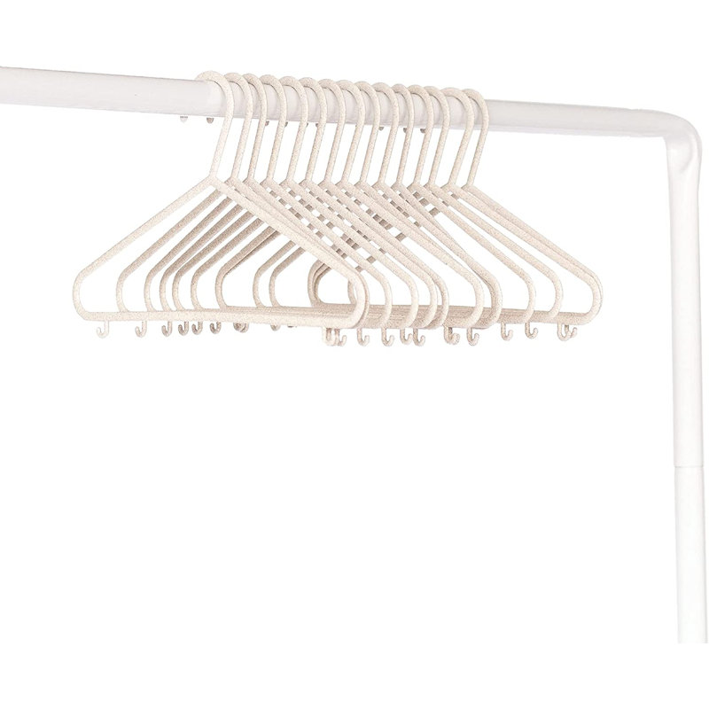 Speckled Cream Baby Wheat Straw Clothes Hangers - Pack of 30