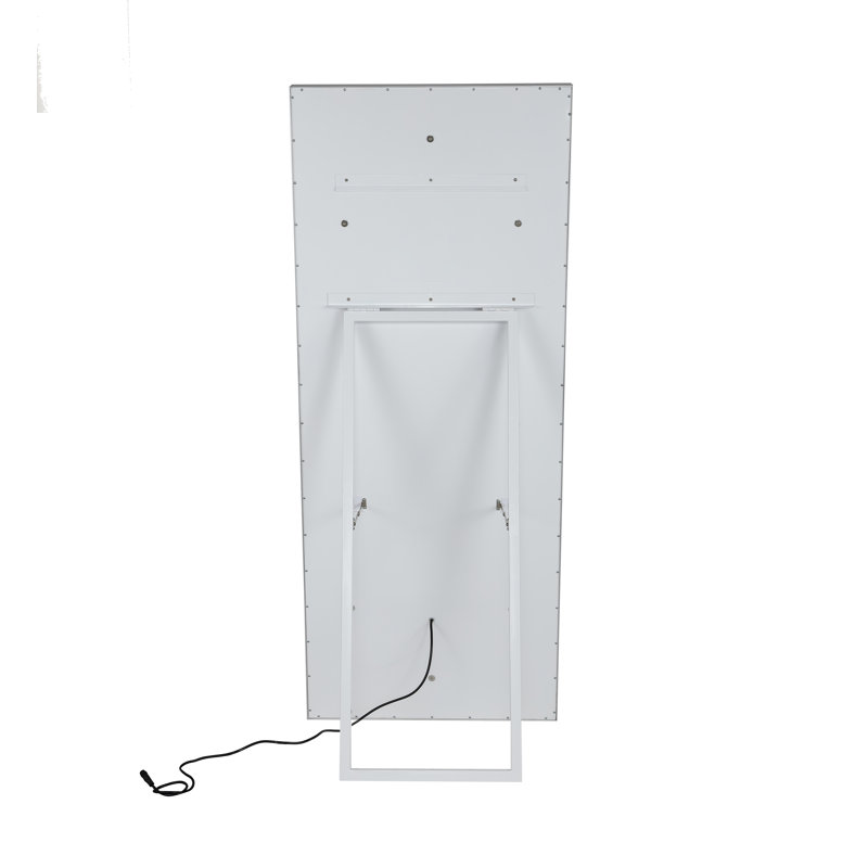 Montauk 26" Silver Grey Aluminum LED Rectangular Mirror