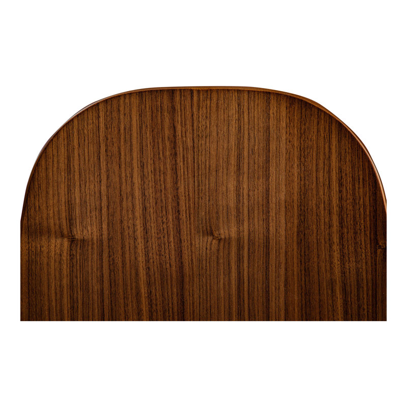 Brown Bent Wood Mid-Century Modern Dining Chair