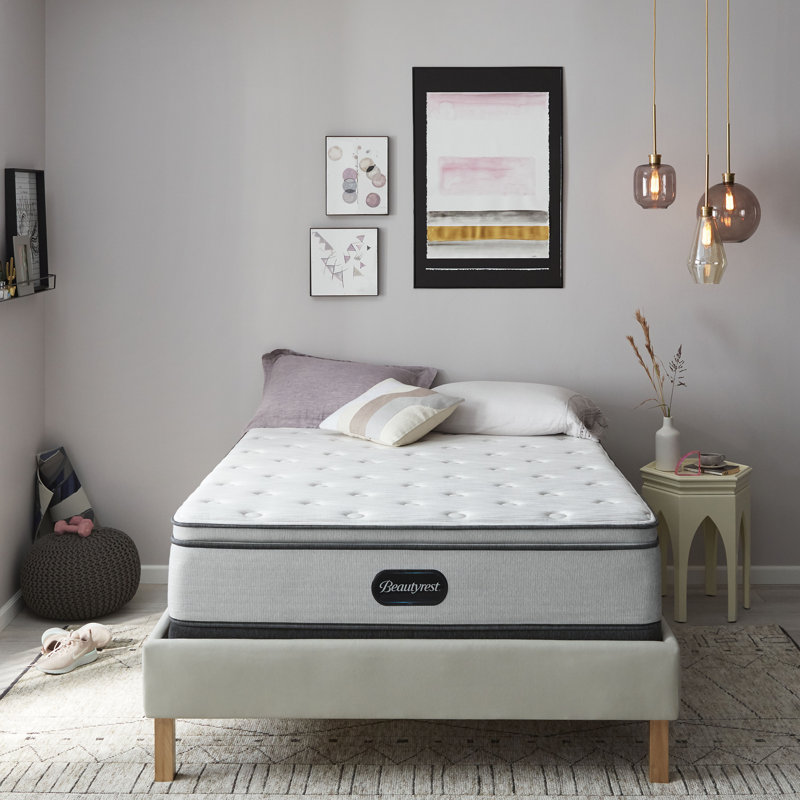 Plush Pillowtop Gel Memory Foam 13.5" California King Innerspring Mattress