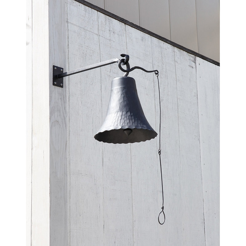 Black Wrought Iron Wall Bracket Set with Curved Hooks