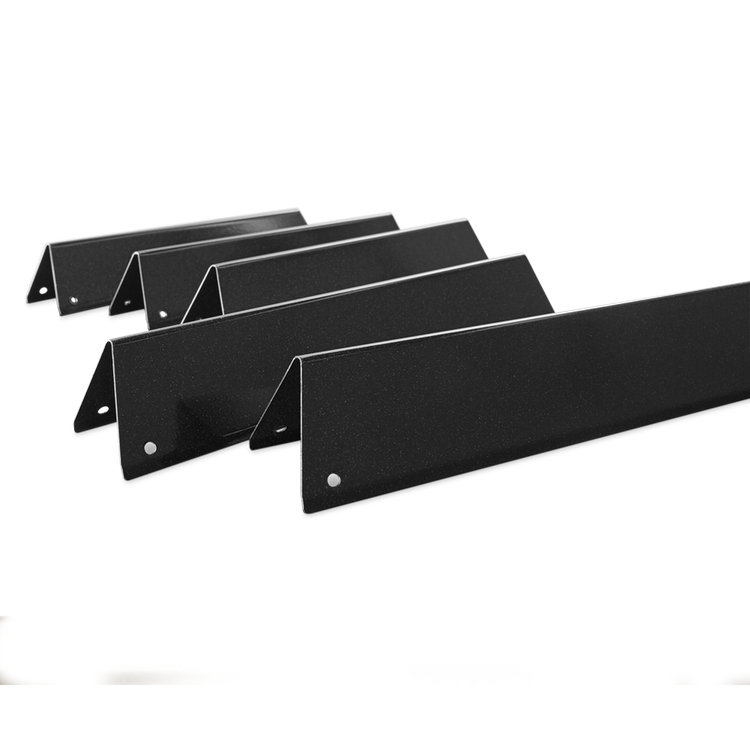 Black Porcelain Enamel-Coated Gas Grill Flavorizer Bars Set