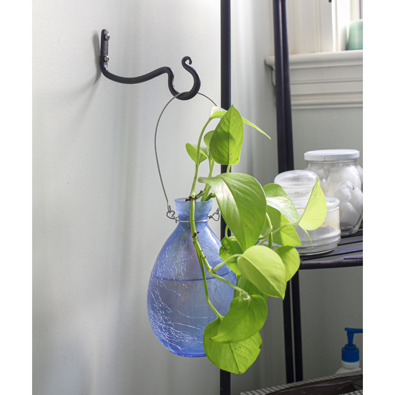 Graphite Powder Coated Metal Decorative Hook Set