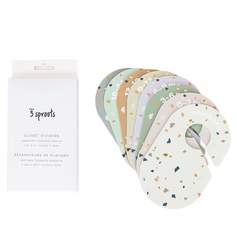 Terrazzo Baby Closet Dividers Set of 8
