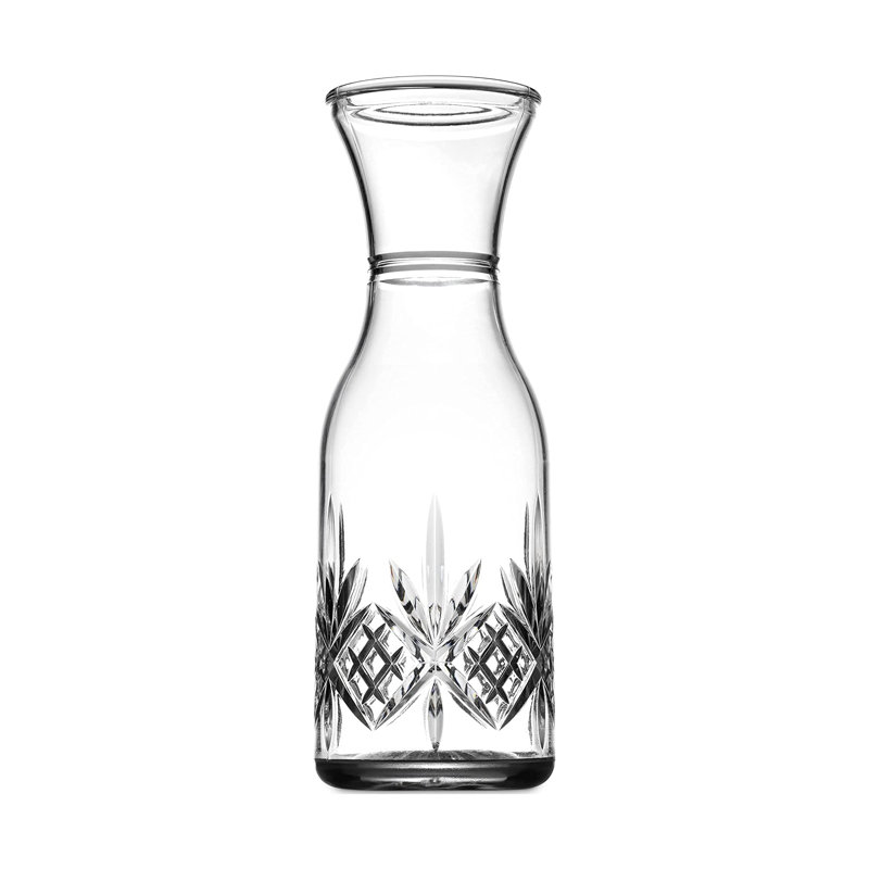 Clear Acrylic Crystal-Cut 38oz Carafe