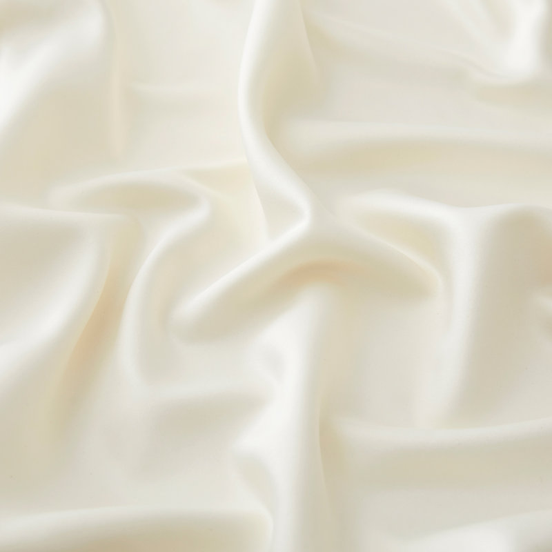 Cream Full Satin Down Alternative Comforter Set