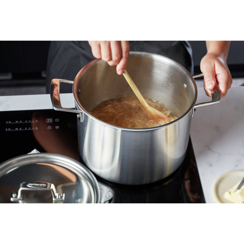 Essential 8-Qt Stainless Steel Stock Pot with Lid