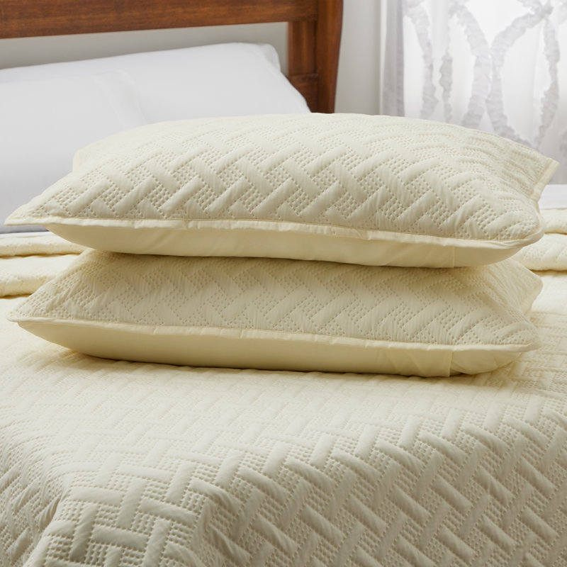 Sage Green Full Bamboo Rayon Quilt Set with Shams