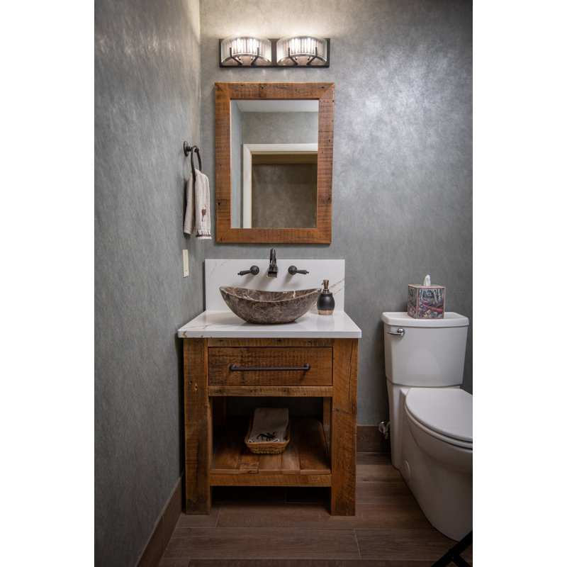 Eden 14'' Dark Brown Marble Canoe Sink