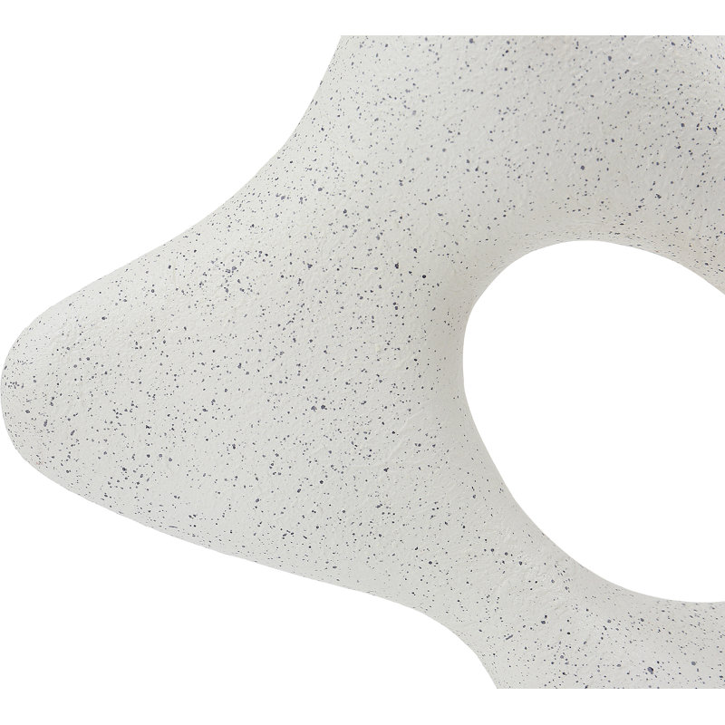 White EcoMix Handmade Abstract Sculpture
