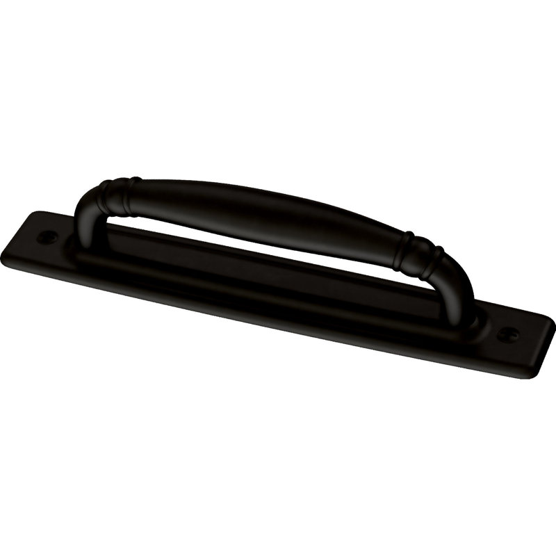 Matte Black Brass 4'' Center to Center Appliance Pull Set