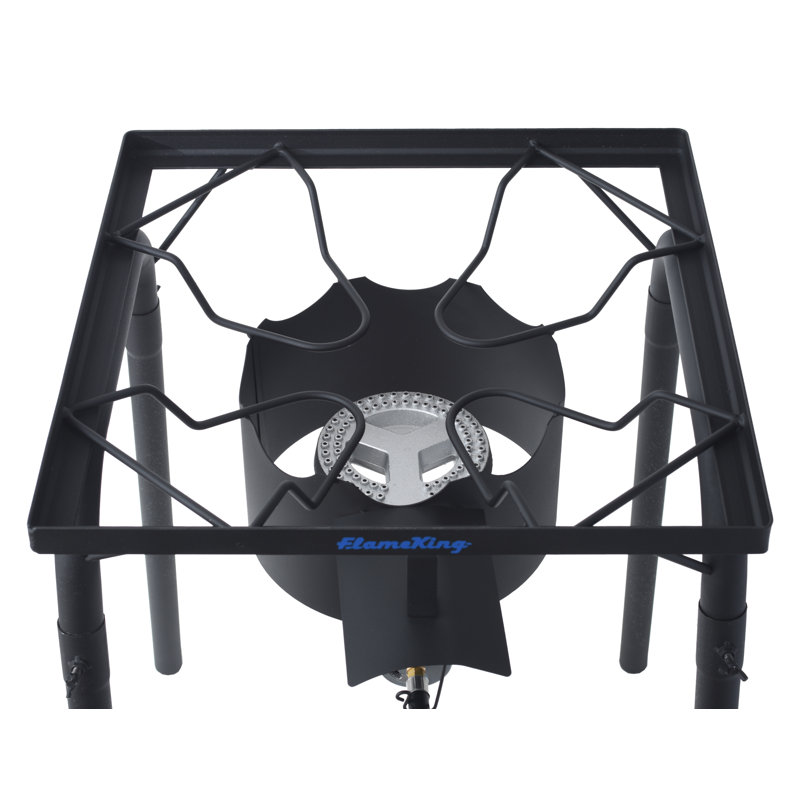Heavy Duty Black Cast Iron Single Burner Gas Stove