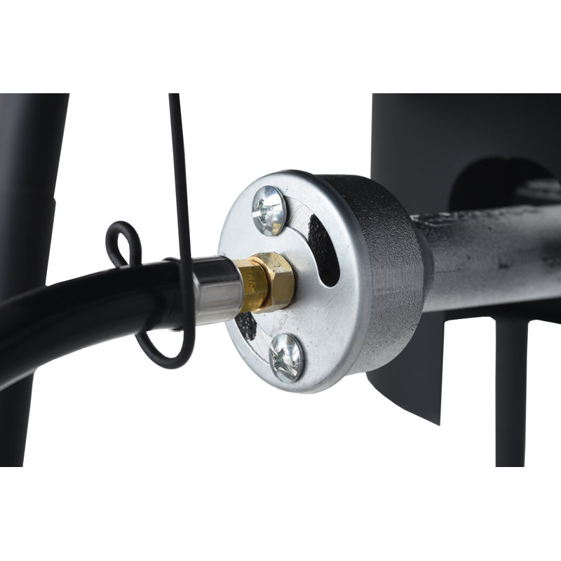 Heavy Duty Black Cast Iron Single Burner Gas Stove