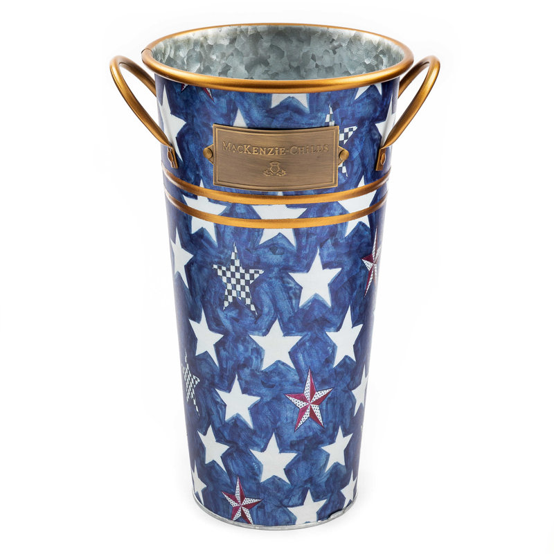 Royal Star Galvanized Metal Flower Buckets, Set of 3