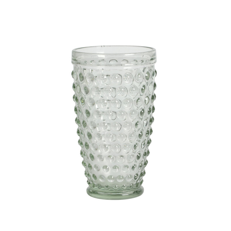 Chauncey Green Handmade Glass Hobnail Tumblers, Set of 4