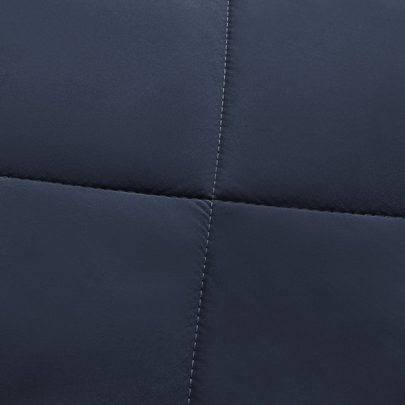 Twin Blue and Stone Reversible Microfiber Comforter Set