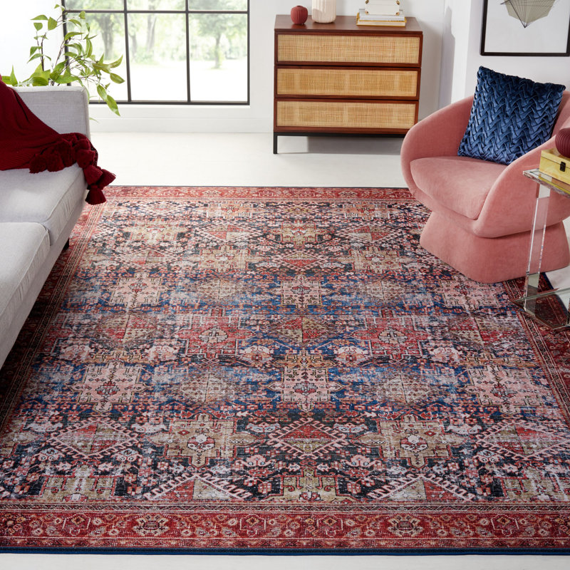 Ivory Hand-knotted Synthetic 8' x 10' Rectangular Rug
