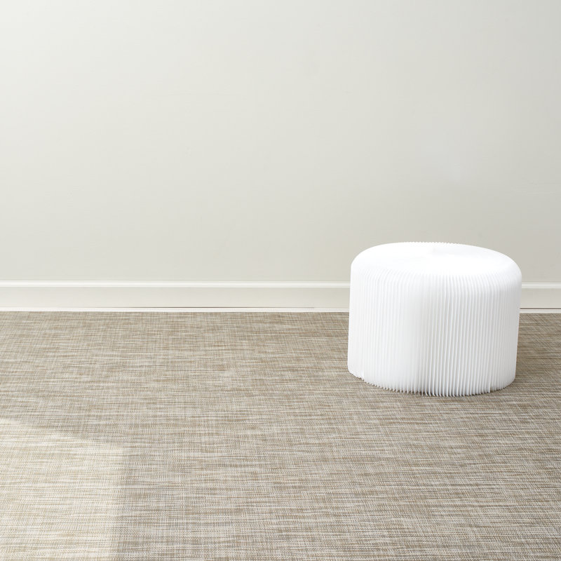 Soapstone Mini Basketweave Rectangular Synthetic Rug