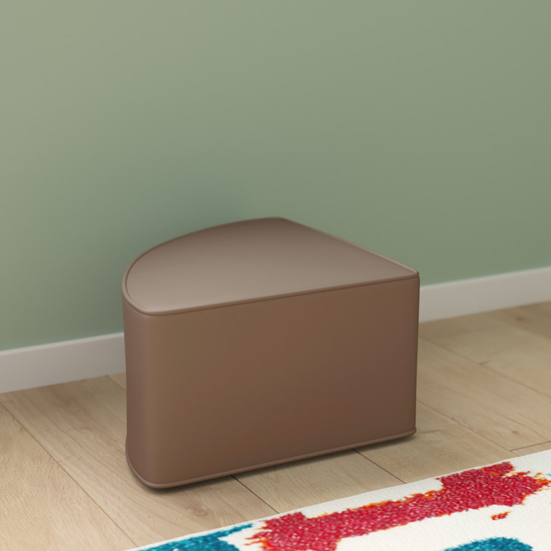 Bright Beginnings Neutral Vinyl Modular Classroom Corner Chair